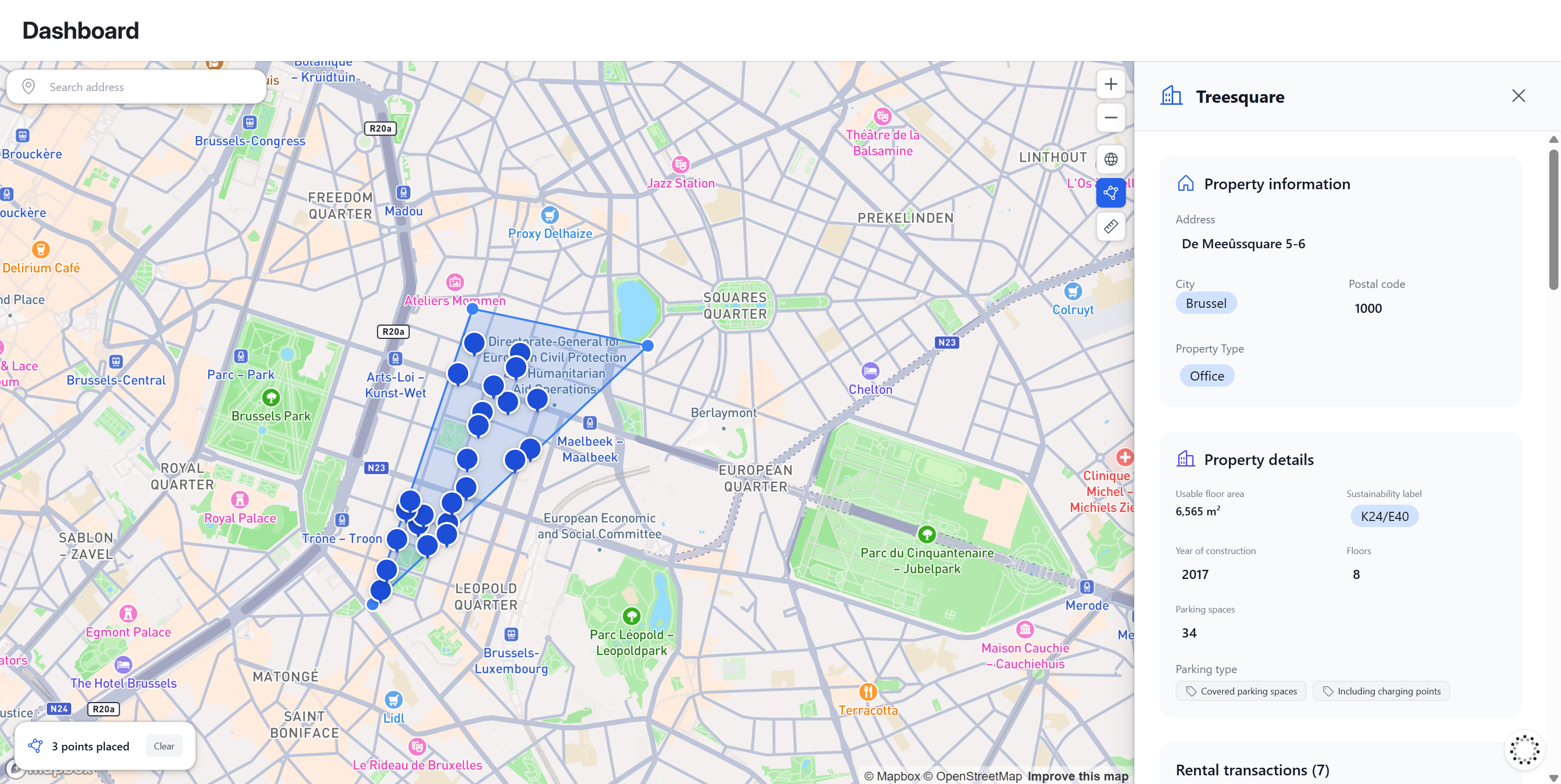 Immo-Info Belux, Purchase Transactions